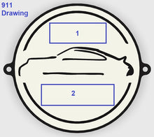 Load image into Gallery viewer, DECK LID GRILL BADGE-CUSTOM CONFIGURATON