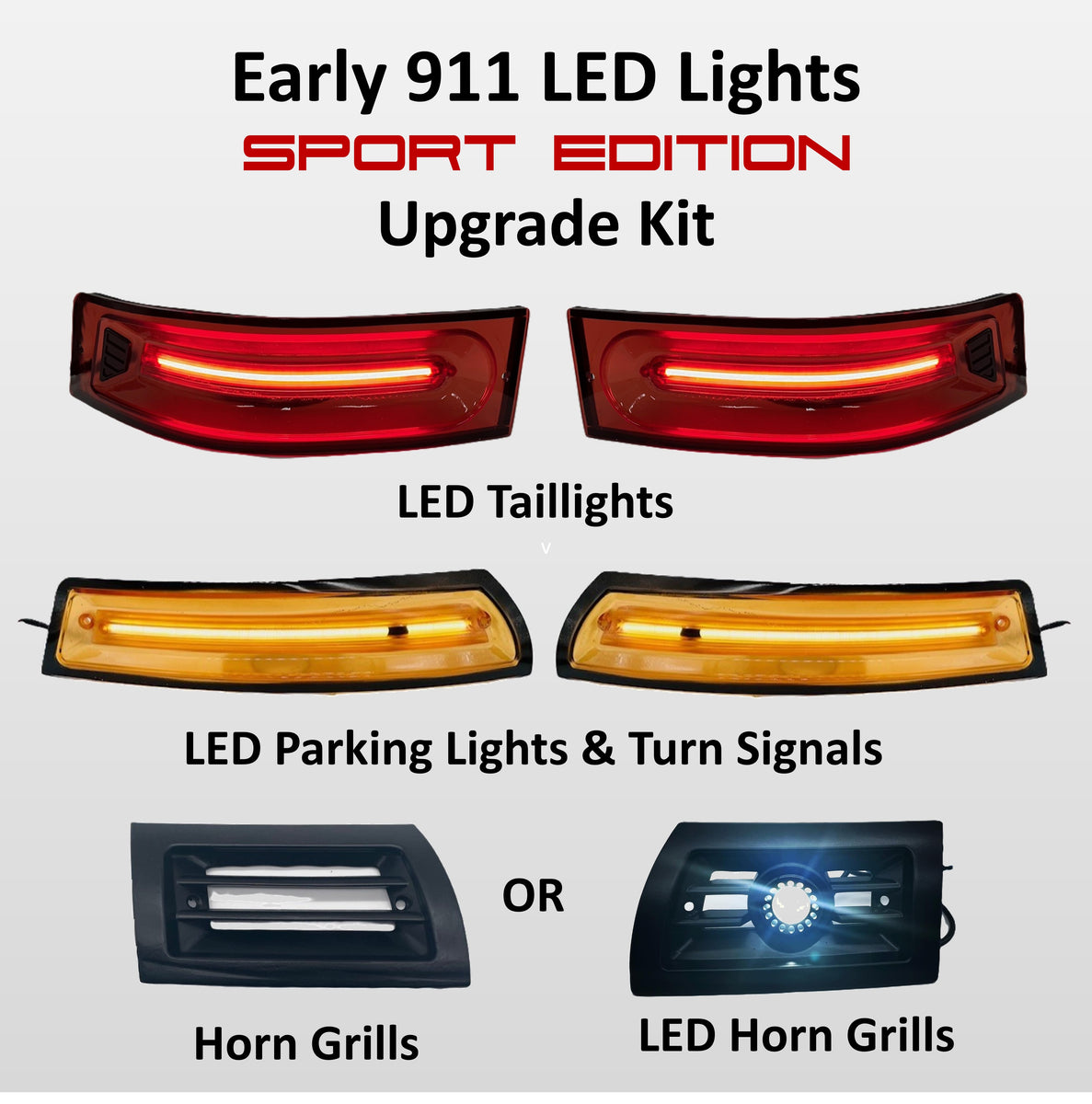 911 69-73 Sport Edition Upgrade Kit – Flat6 illumination