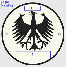 Load image into Gallery viewer, DECK LID GRILL BADGE-CUSTOM CONFIGURATON