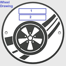 Load image into Gallery viewer, DECK LID GRILL BADGE-CUSTOM CONFIGURATON