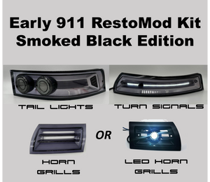 Early 911 RestoMod Kit Smoked Black Edition