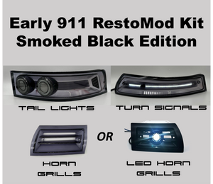 Early 911 Smoked Black Edition Upgrade Kit