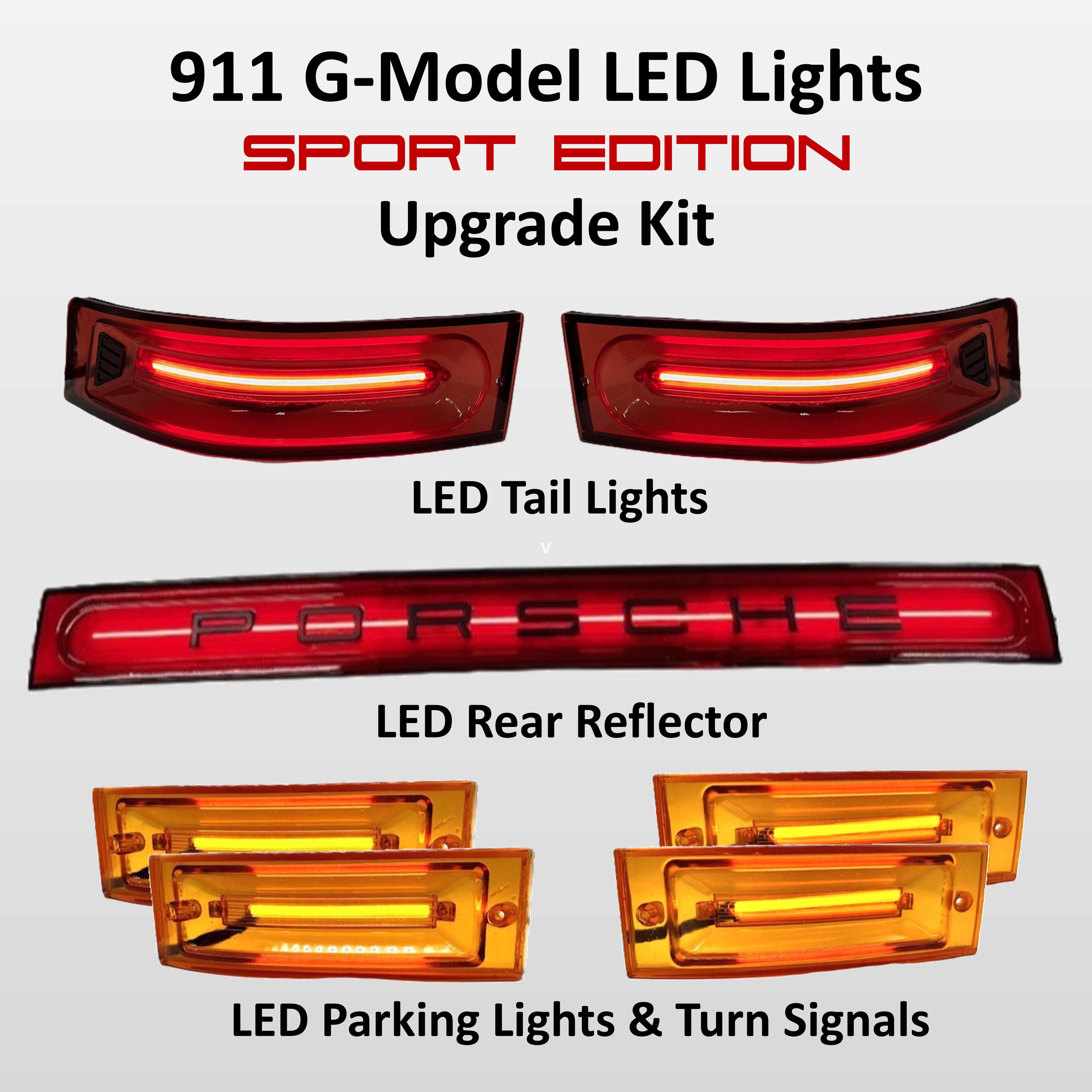 911 74-89 LED Lights Sport Edition Upgrade Kit