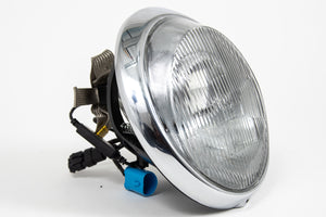 Replacement headlight lens - Fluted Asymmetrical H4